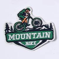 Nouvelle arrivée 70 Style Patch extérieur fer sur broderie montagne Camping randonnée Patch pour chapeau