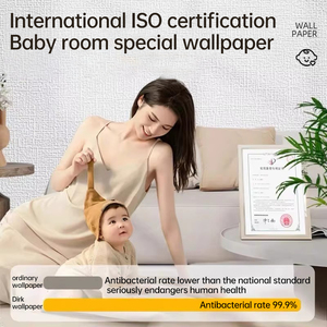 <span class=keywords><strong>Papel</strong></span> <span class=keywords><strong>Tapiz</strong></span> YUANYAN Impermeable e Ignífugo de XPE/PVC con Patrón Floral, 2.5MM de Grosor, Autoadhesivo <span class=keywords><strong>para</strong></span> Superficies Rugosas de Concreto, Ecológico - Product Image 3