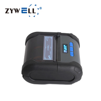 Printer Label Mini Portabel 80Mm 2000MAh Baterai ZM04 Printer Stiker Kode Batang Termal Tanpa Tinta Langsung
