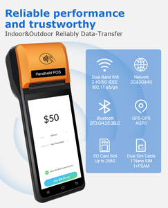 Bán Hot 5.5 inch máy <span class=keywords><strong>POS</strong></span> 8 lõi Wifi BT 4.0 không dây di động <span class=keywords><strong>POS</strong></span> thiết bị đầu cuối nhà hàng 58 Mét Máy in nhiệt <span class=keywords><strong>POS</strong></span> hệ thống - Product Image 3