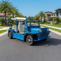 Nouvelle Voiture Électrique Style MOKE 2026, 4 Places, Batterie Lithium 96V, Mini Voiturette de Golf avec Autonomie de 150 km