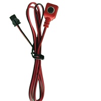 Coche Emergencia Peligro Advertencia Flash Luz Reset Interruptor Pulsador rojo