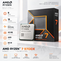 Prosesor 9700X 8C 16T 32MB L3 Cache dengan Grafis Terbuka (Unlocked) dalam Kemasan AM5 DDR5 OEM, Pasokan Massal untuk Toko Pembuat PC, Tersedia