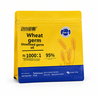 Sachet Doypack personnalisé 220g avec fermeture zip pour emballage de céréales, grains et poudres (germes de blé) – Usine OEM ODM