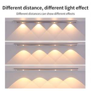 Lumière LED sans fil magnétique USB pour cuisine, détecteur de mouvement, éclairage sous armoire, éclairage de meubles - Product Image 6