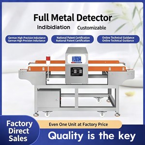 Détecteur de métaux alimentaire intelligent haute précision avec écran, pour usage industriel sur la ligne de production (fruits de mer, viande, snacks) *Hi - Product Image 1