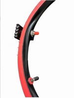 Chambre à air de moto rouge de 18 pouces, vente directe usine, chambre à air de rechange en butyl pour moto, tubeless Enduro rigide