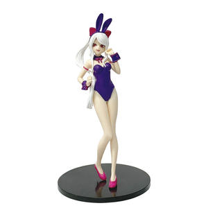 Figura de <span class=keywords><strong>Anime</strong></span> de Chica, Shalltear Bloodfallen, Orejas de Conejo, Estatua de PVC, Linda y Sexy, Decoración de Escritorio, Juguete - Product Image 1