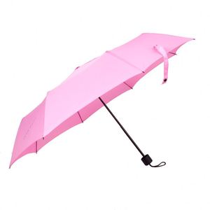 Parapluie manuel télescopique rose pour femmes, idéal pour les mariages - Fabricants - Product Image 4