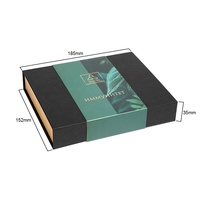 Emballage de truffe au chocolat personnalisé élégant de qualité supérieure boîte cadeau magnétique vide compartiments à manchon 2mm boîtes en papier carton mat