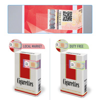 Machine automatique de collage d'étiquettes fiscales pour boîtes, machine d'étiquetage de boîtes avec timbre fiscal, machine d'étiquetage de boîtes avec bande adhésive