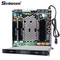 Amplificateur D2-4200 professionnel 1U, basse 2 canaux, classe D, numérique, portable, double canal, caisson de basses DJ, amplificateur de sonorisation