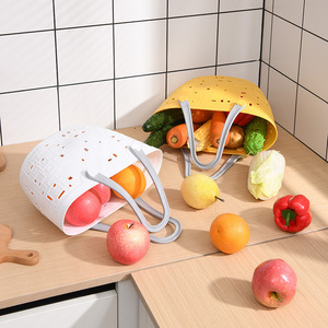 <span class=keywords><strong>Petit</strong></span> <span class=keywords><strong>panier</strong></span> à légumes <span class=keywords><strong>carré</strong></span> en plastique souple de grande taille, <span class=keywords><strong>panier</strong></span> de rangement divers en pp - Product Image 4