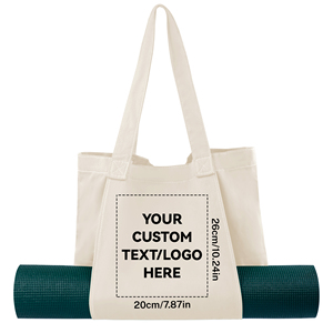 Borsa Tote <span class=keywords><strong>Personalizzata</strong></span> <span class=keywords><strong>con</strong></span> Logo, <span class=keywords><strong>Nome</strong></span> o Motivo, Grande Capacità per Accessori da Palestra e Yoga, <span class=keywords><strong>con</strong></span> Porta Tappetino Yoga, Borsa a Tracolla in Tela - Product Image 1