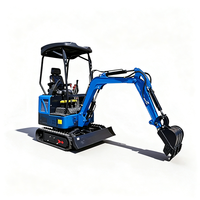Micro-excavatrice hydraulique de 0,04 m³ pour travaux d'ingénierie municipale, 1,8 tonne