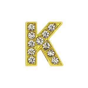 Luxe doré Bling chien et <span class=keywords><strong>chat</strong></span> collier alliage glisser <span class=keywords><strong>lettre</strong></span> breloques 10mm A-Z 26 lettres Style Simple motif Animal collier pour animaux de compagnie - Product Image 6