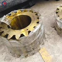 Engranaje de Dientes Mecanizado por CNC OEM/Pinion de Molino de Bolas/Pinion de Acero Forjado para Horno Rotatorio - Precio de Venta