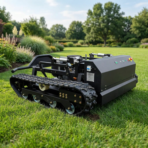 <strong>Wireless</strong> Remote Control Lawn <strong>Mower</strong> Tracked Crawler Slope Grass Cutter Gasoline Hillside Brush <strong>Mower</strong> for Orchard Farm - Product Image 3