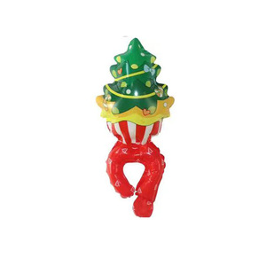 Dibujos animados muñeca figura Animal muñeca globo oso conejo Rana zorro dibujos animados globos mano usando globos de papel de aluminio juguetes <span class=keywords><strong>para</strong></span> niños - Product Image 4