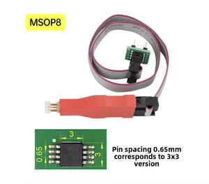 Tssop8/msop8 Micro Chip lập trình thử nghiệm mùa xuân Pin thăm dò công cụ ô tô chương trình tải về cáp - Product Image 2
