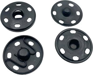 Pirinç Malzeme Siyah Renk Çevre Dostu Metal Çıtçıtlı Düğmeler ve Dikiş Düğmeleri - Product Image 3