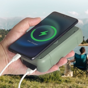 Emergency Multifunction <b>Portable</b> Solar <b>Radio</b> Hand-cranked Weather Disaster Prevention Flashlight Outdoor Power Bank SOS Alert - Product Image 3