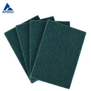 Éponge de nettoyage Amigo, rectangulaire verte, pour cuisine, brosse à vaisselle, éponge à récurer les casseroles, 6 à 8 pièces - Product Image 4