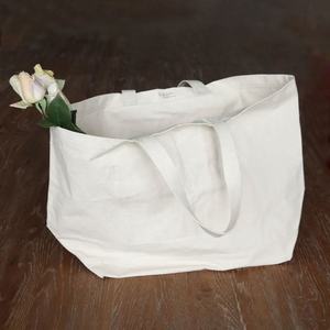 Personnalisé Eco Pliable Extra Large Lourd Grande Capacité Épaisse Décontracté Toile de Coton Sac Fourre-Tout Surdimensionné Toile Coton Sac - Product Image 4