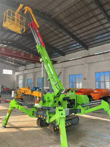 รถเครนเคลื่อนที่แบบตีนตะขาบ P-371 ดีไซน์ใหม่ ZMT พร้อมเครื่องยนต์ยันมาร์ รถเครนสไปเดอร์พร้อมฟลายจิ๊บและตะกร้าบรรทุกคน - Product Image 6