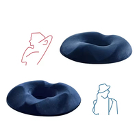 Coussin orthopédique ergonomique en mousse à mémoire de forme pour hémorroïdes et post-chirurgie de la prostate, coussin de siège annulaire pour soulager la douleur, idéal pour le bureau et la voiture