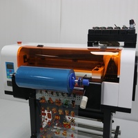 A3 + Imprimante d'étiquettes en cristal à double tête Imprimante à jet d'encre Uv Dtf pour étiquettes en papier