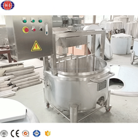 Machine à fabriquer du fromage mozzarella commerciale de 200 l, cuve à fromage