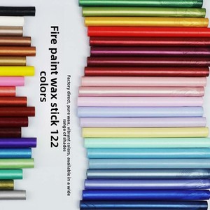 Barras de Cera Redondas Ecológicas para Sello, Modelo WAX STICK, 122 Colores, Dorado Vintage para Sobres, Económicas - Product Image 2