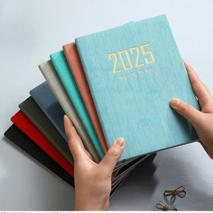 Carnet de notes/agenda à couverture rigide personnalisé avec bande élastique, grille à pois épaisse de qualité supérieure, gamme de couleurs complète, <span class=keywords><strong>2023</strong></span>-<span class=keywords><strong>2024</strong></span> - Product Image 5