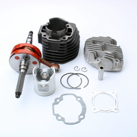 Kit Cylindre Culasse Vilebrequin de Course Gros Alésage 128cc BWS100 pour Yamaha MBK Bws Booster 100 4VP Minarelli 2T