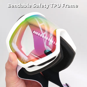 Yijia ऑप्टिकल लोकप्रिय yh709 स्की स्पोर्ट्स आईवियर कस्टम काले या सफेद टीपू फ्रेम ध्रुवीकृत पीसी लेंस स्की गॉगल - Product Image 5