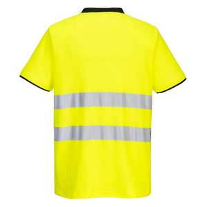 PORTWEST - PW213YBRS PW2 Camiseta amarilla/negra de manga corta de alta visibilidad-EAN 5036108356300 ROPA DE TRABAJO DE LA HI-VIS - Product Image 2