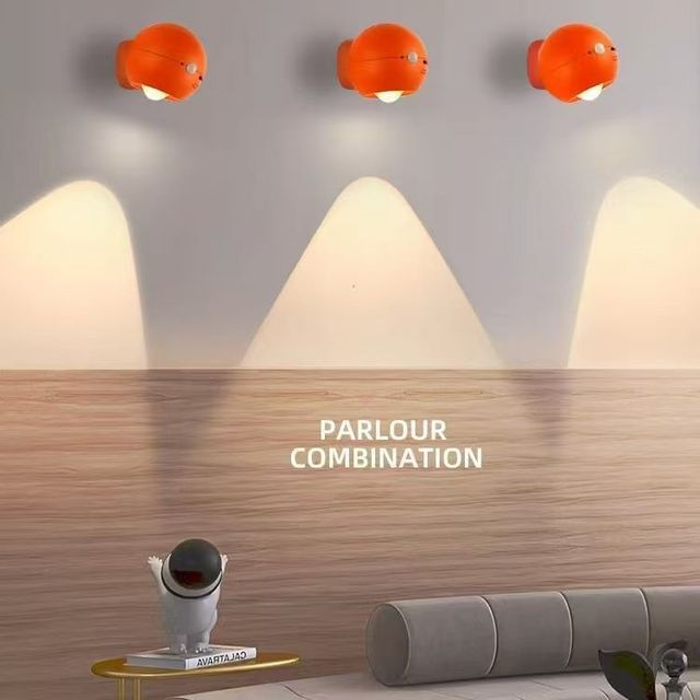New Rechargeable Magnetic Wireless LED Wall Lamp with E26 Motion Sensor Battery Operated and Remote Control