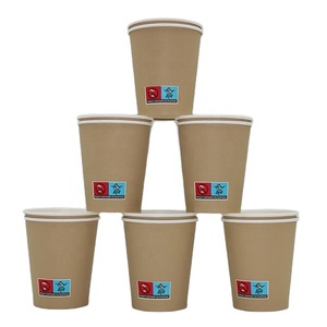 Vasos de papel para llevar bebidas calientes de 16 onzas, papel recubierto de pla biológico para tazas con tapa - Product Image 1