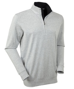 เสื้อกอล์ฟใส่ได้ทั้งชายและหญิงแบบมีซิปแขนยาวแบบสวมหัวแห้งเร็วใส่สบายน้ำหนักเบาสำหรับใส่ได้1/4ปักฤดูใบไม้ร่วง - Product Image 2