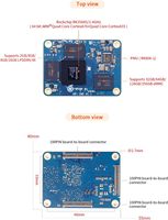 Orange Pi CM5 16GB RAM 32GB EMMC Rockchip RK3588S AI Accelerator 6TOPS Modul Komputasi 5 Kit Pengembangan Single-Board