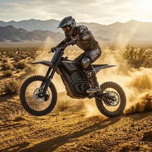 Nueva Minimoto de Cross con Chasis de Acero Personalizado, 75 km/h, Transmisión por Cadena, Motor sin Escobillas de 72 V - Product Image 5