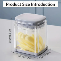 Professionele handmatige 4-blads mandoline-snijmachine van plastic, multifunctioneel voor frieten, aardappelen, wortelen, uien, appels, persgereedschap, nieuw