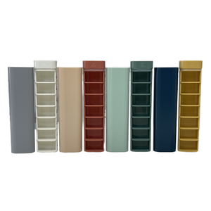 モダンなポータブル7日間スクエアピルボックスPP射出プラスチック収納ディスペンシングオーガナイザー環境にやさしい多機能 - Product Image 4