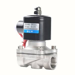 วาล์วโซลินอยด์สแตนเลส 2S160-DN15 AC220V 1/2 นิ้ว ควบคุมน้ำ โครงสร้างไดอะแฟรม อุณหภูมิปกติ รับประกัน 3 ปี - Product Image 1