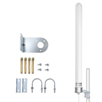 Antenne extérieure omnidirectionnelle en fibre de verre UANT UBF-6042VH-12 600-4200MHz large bande 12dBi double polarisation MIMO 4G 5G LTE