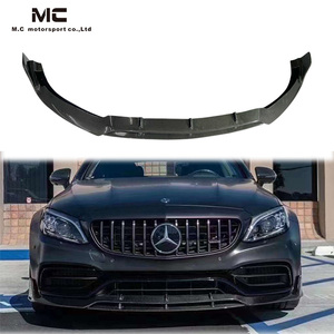 Carbon Fiber Front Lip for Benz <strong>C</strong> <strong>Class</strong> W205 C63 AMG Carbon Fiber Lip - Product Image 1