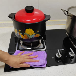 Custom Logo 40*40cm Microfiber Cleaning Cloth Microfiber Cloth Car Kitchen Towels <strong>Micro</strong> <strong>Fibre</strong> Cloth Microfiber Towel - Product Image 2