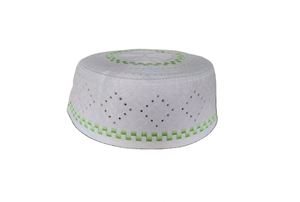 Nouveaux chapeaux de prière islamiques pour hommes, bonnets musulmans tricotés Taqiyah Takkhe respirants, rayés, quatre saisons, design gaufré, pour la prière (Namaz) - Product Image 5