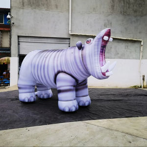 Animal gonflable personnalisé Hippopotame de dessin animé gonflable - Product Image 3